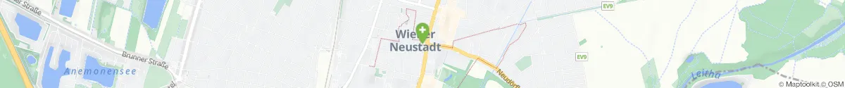 Kartendarstellung des Standorts für Apotheke Zur Mariahilf in 2700 Wiener Neustadt